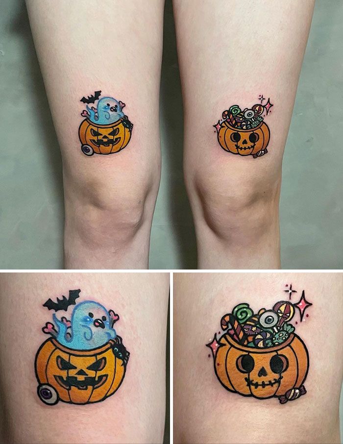 54 tatuagens inspiradas no Halloween de pessoas que fizeram seu amor pelo terror permanente 54