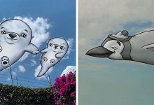 Este artista cria desenhos inspirados em formas de nuvem (42 fotos) 10