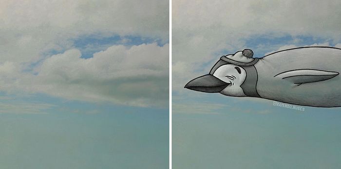 Este artista cria desenhos inspirados em formas de nuvem (42 fotos) 30
