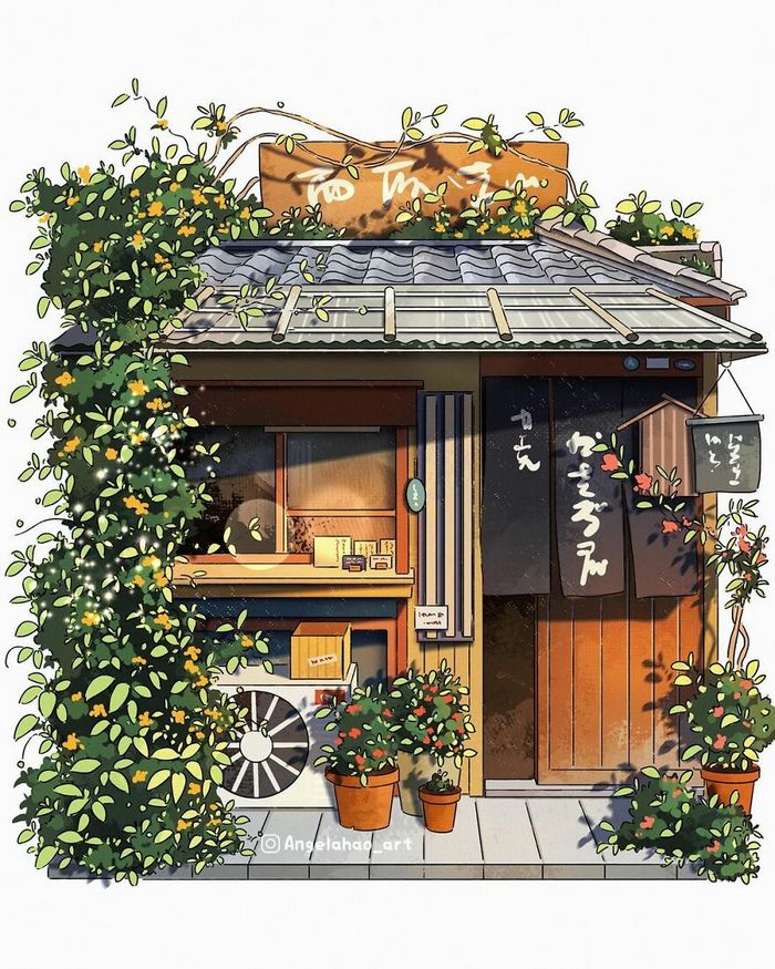 42 desenhos fofos de casas japonesas, de Angela Hao 15