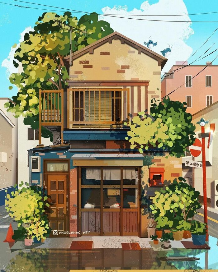 42 desenhos fofos de casas japonesas, de Angela Hao 16