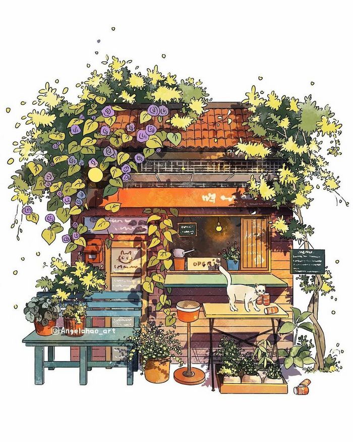 42 desenhos fofos de casas japonesas, de Angela Hao 21