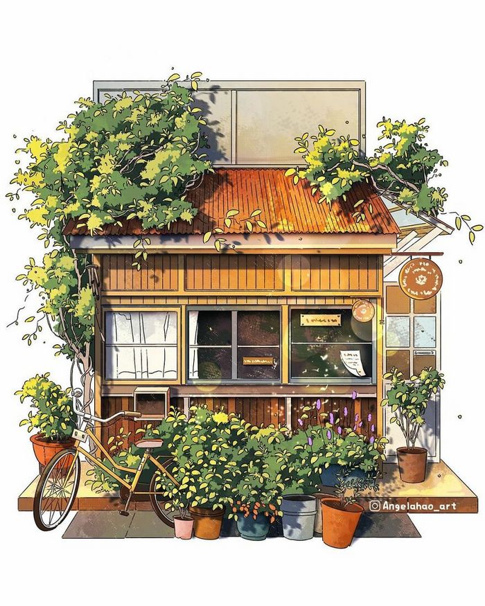 42 desenhos fofos de casas japonesas, de Angela Hao 31