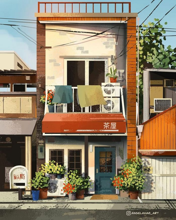 42 desenhos fofos de casas japonesas, de Angela Hao 35