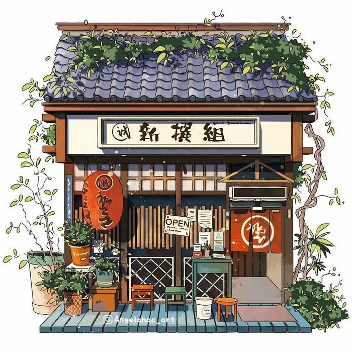 42 desenhos fofos de casas japonesas, de Angela Hao 40