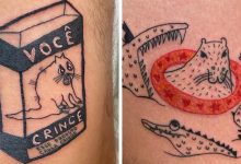 Esta tatuadora não consegue desenhar e é precisamente por isso que seus clientes a escolheram (32 fotos) 7