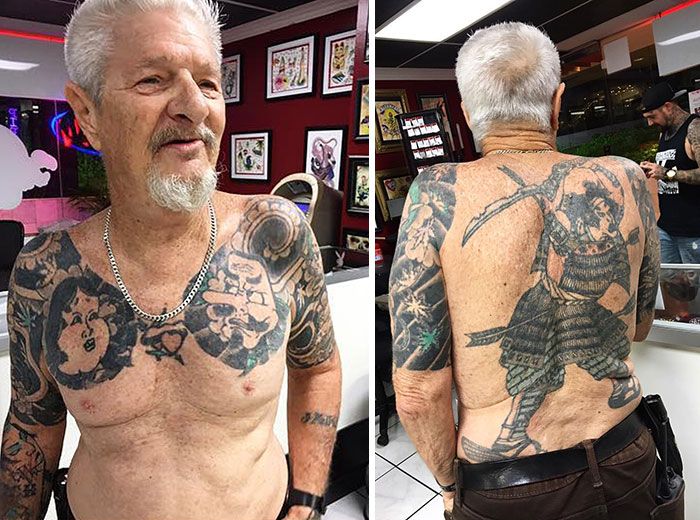 42 idosos tatuados extremamente legal 15