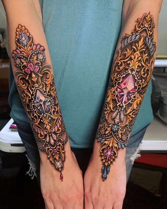 42 tatuagens de joias incrivelmente detalhadas feitas pelo mestra da tinta das celebridades 4
