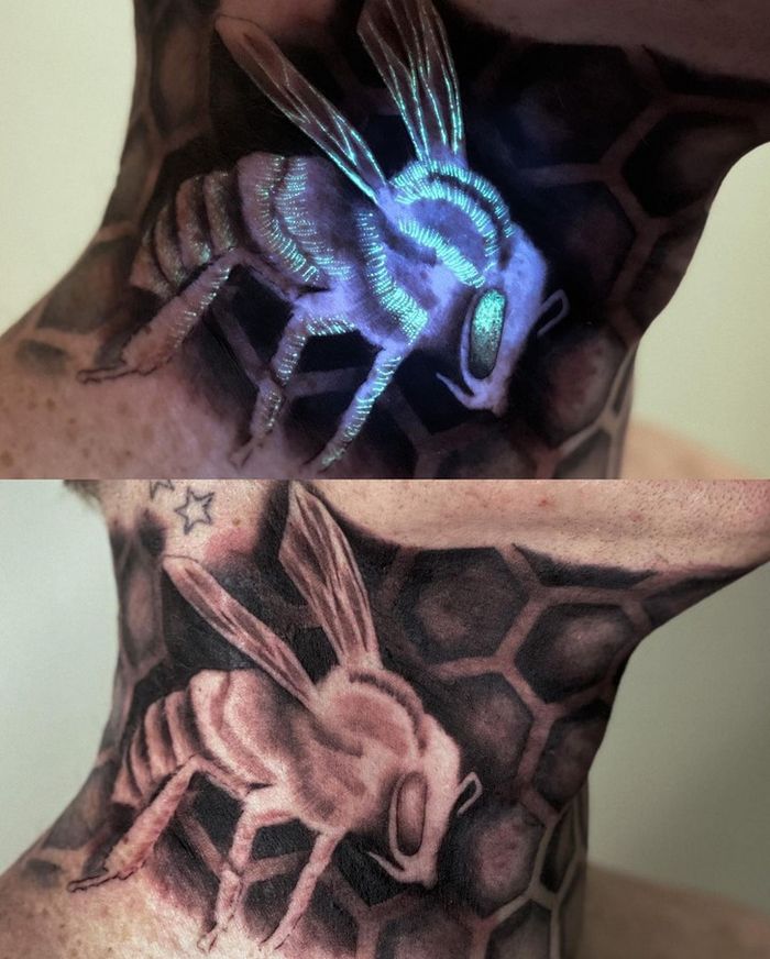 Um artista faz tatuagens que brilham no escuro e ficamos surpresos com o nível de criatividade (22 fotos) 6