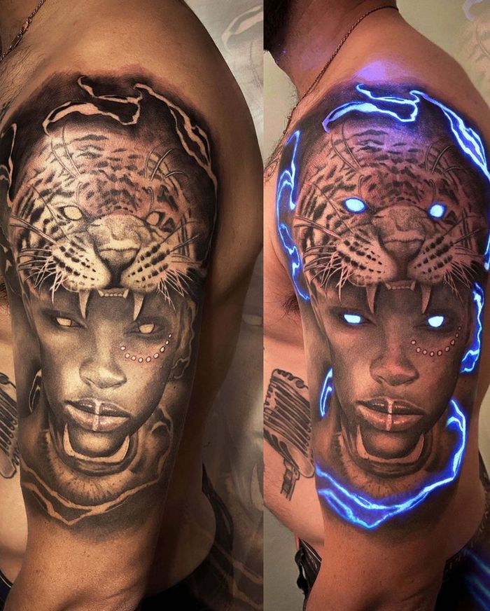Um artista faz tatuagens que brilham no escuro e ficamos surpresos com o nível de criatividade (22 fotos) 19