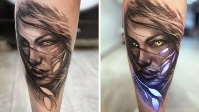 Um artista faz tatuagens que brilham no escuro e ficamos surpresos com o nível de criatividade (22 fotos) 12