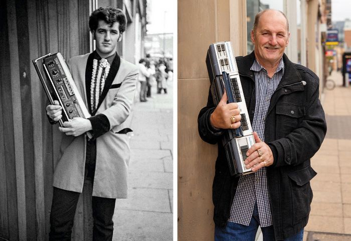 Um fotógrafo encontrou pessoas de quem tirou fotos há 40 anos e agora elas parecem realmente diferentes (16 fotos) 8