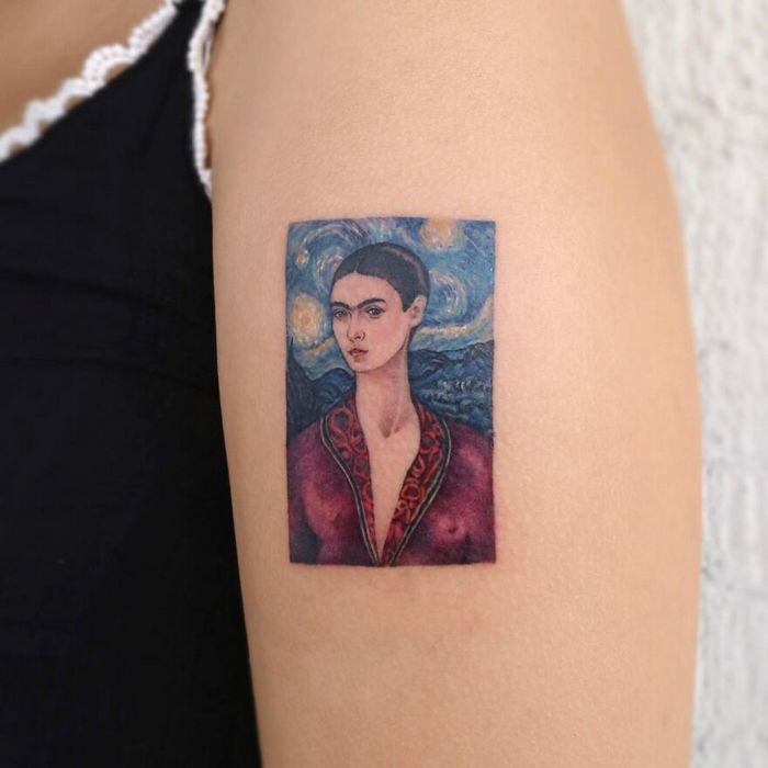 Artista coreana cria belas tatuagens que parecem pinturas em aquarela (42 fotos) 7