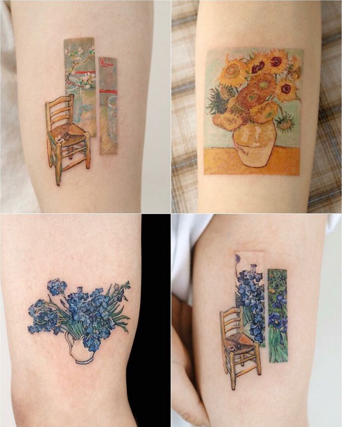 Artista coreana cria belas tatuagens que parecem pinturas em aquarela (42 fotos) 26