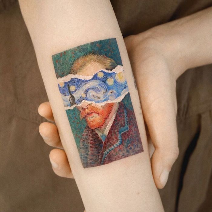Artista coreana cria belas tatuagens que parecem pinturas em aquarela (42 fotos) 30