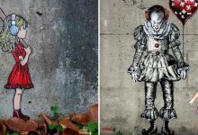 Artista torna as ruas divertidas ao criar grafites que interagem com o ambiente (46 fotos) 6