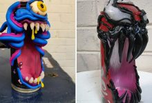 Artista transforma latas velhas em criaturas de fantasia (14 fotos) 38
