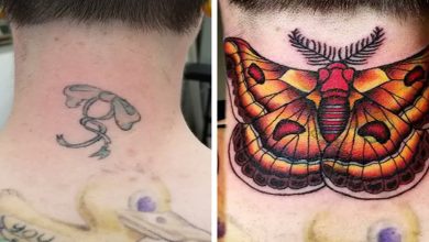 24 correção de tatuagem que transformaram desenho sem graça em algo verdadeiramente original 33