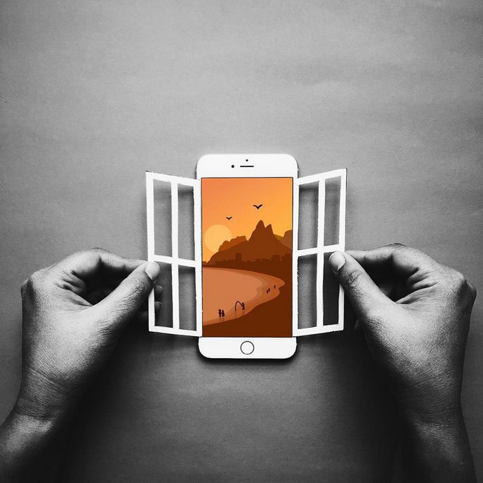 Um artista cria pequenos mundos imaginários com seu iPhone (25 fotos) 9