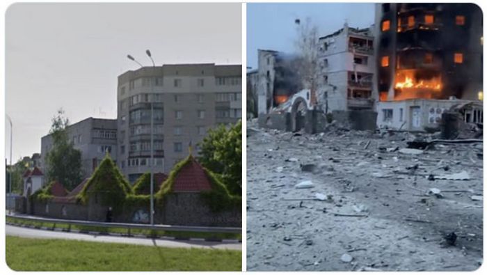 Antes e depois: 20 fotos devastadoras da Ucrânia que mostram a rapidez com que a guerra destrói tudo 19