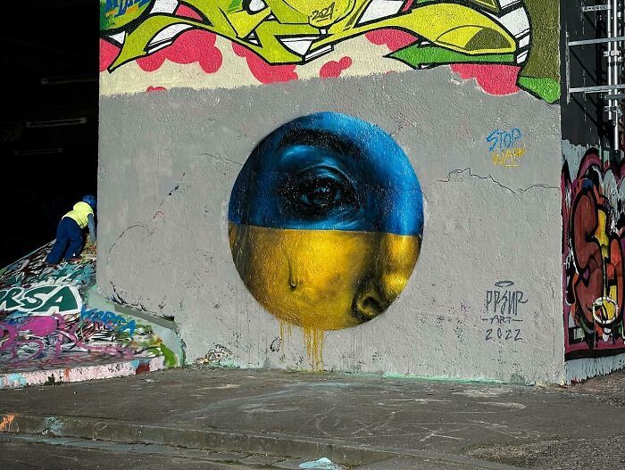 45 artes de rua incríveis que mostra apoio à Ucrânia 8
