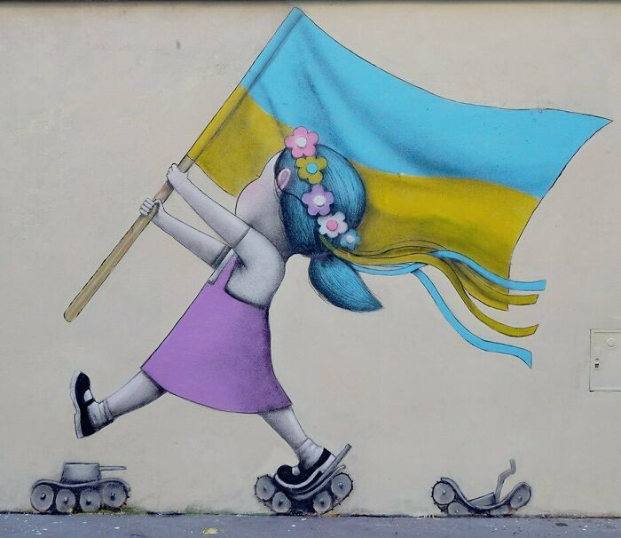 45 artes de rua incríveis que mostra apoio à Ucrânia 9