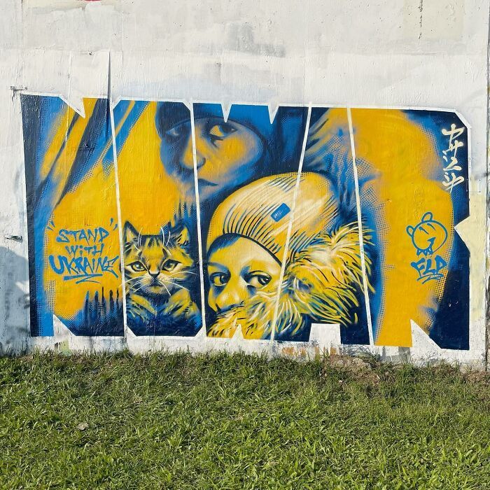 45 artes de rua incríveis que mostra apoio à Ucrânia 13
