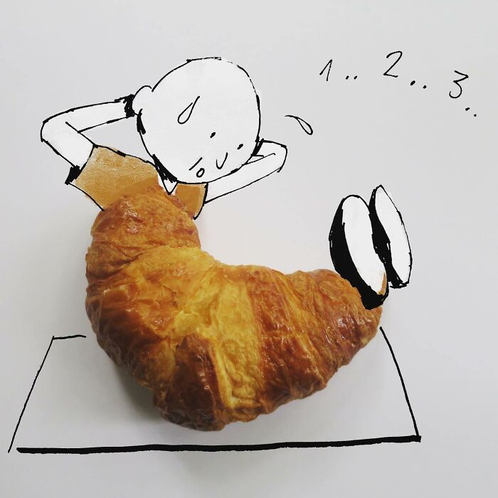 Artista de Praga desenha ilustrações interativas usando objetos do dia a dia (42 fotos) 16