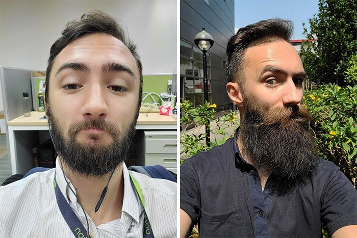 36 fotos antes e depois de homens que abandonaram as navalhas e deixaram suas barbas crescerem livremente 4