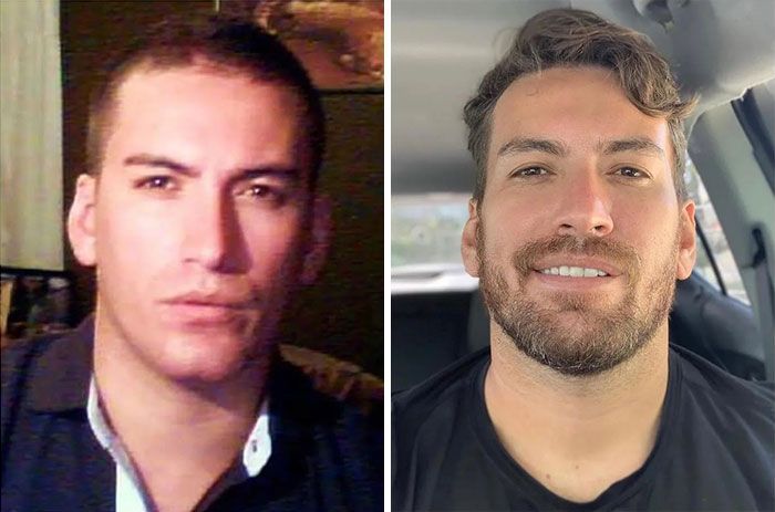 36 fotos antes e depois de homens que abandonaram as navalhas e deixaram suas barbas crescerem livremente 8