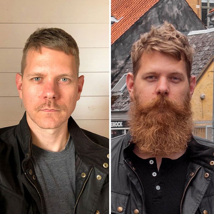 36 fotos antes e depois de homens que abandonaram as navalhas e deixaram suas barbas crescerem livremente 14