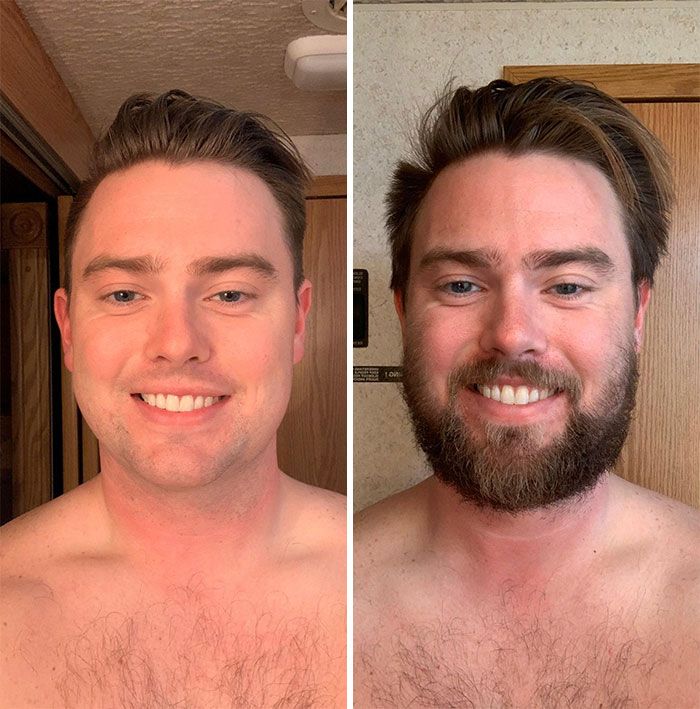 36 fotos antes e depois de homens que abandonaram as navalhas e deixaram suas barbas crescerem livremente 15