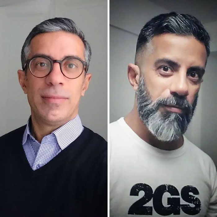 36 fotos antes e depois de homens que abandonaram as navalhas e deixaram suas barbas crescerem livremente 18