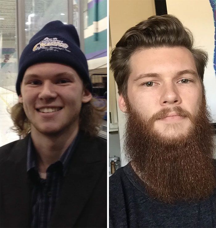 36 fotos antes e depois de homens que abandonaram as navalhas e deixaram suas barbas crescerem livremente 20