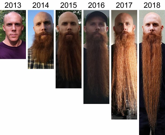 36 fotos antes e depois de homens que abandonaram as navalhas e deixaram suas barbas crescerem livremente 22