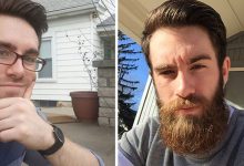 36 fotos antes e depois de homens que abandonaram as navalhas e deixaram suas barbas crescerem livremente 53
