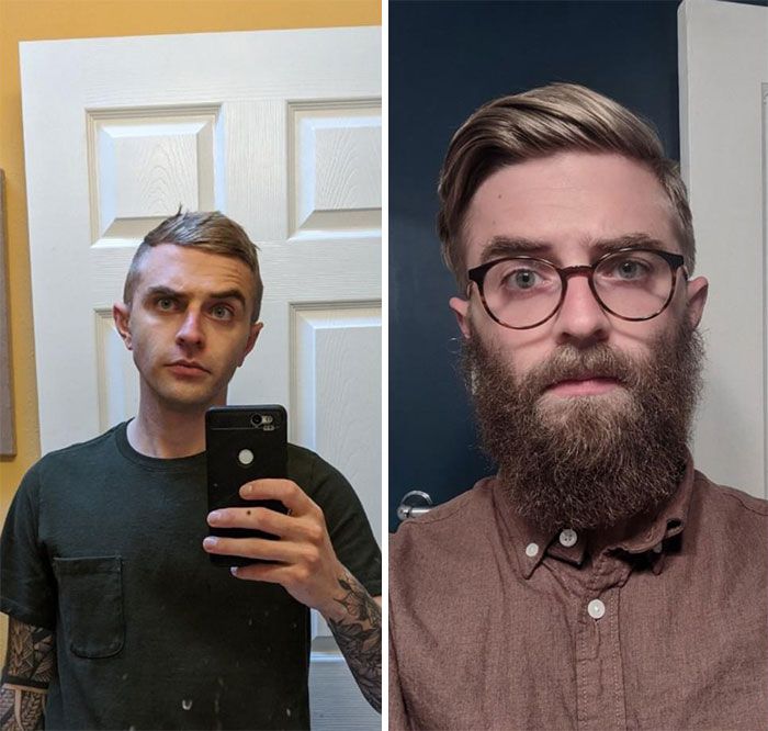 36 fotos antes e depois de homens que abandonaram as navalhas e deixaram suas barbas crescerem livremente 26