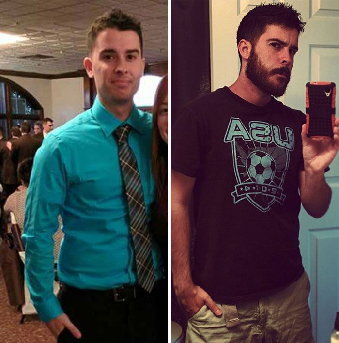 36 fotos antes e depois de homens que abandonaram as navalhas e deixaram suas barbas crescerem livremente 29