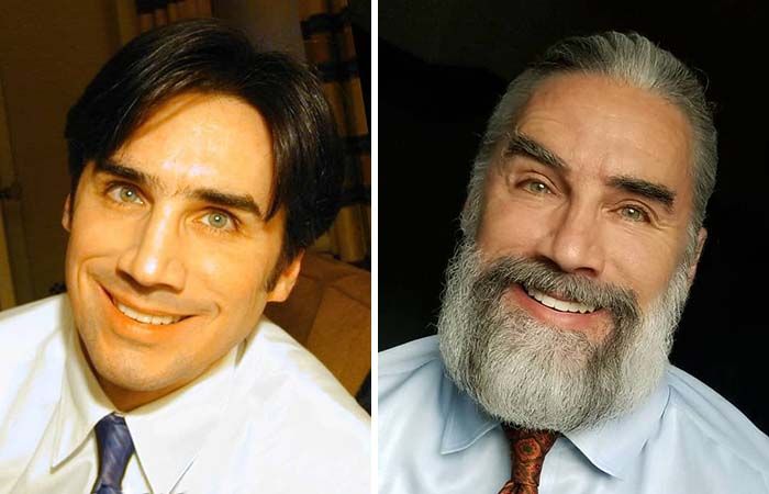 36 fotos antes e depois de homens que abandonaram as navalhas e deixaram suas barbas crescerem livremente 32