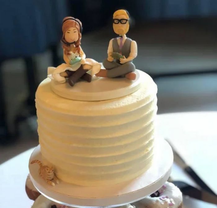 21 ideias criativas para o topo do bolo de casamento 21