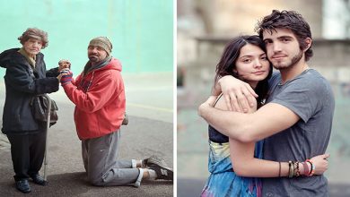 Este fotógrafo pediu a estranhos para posarem juntos enquanto se tocavam (30 fotos) 25