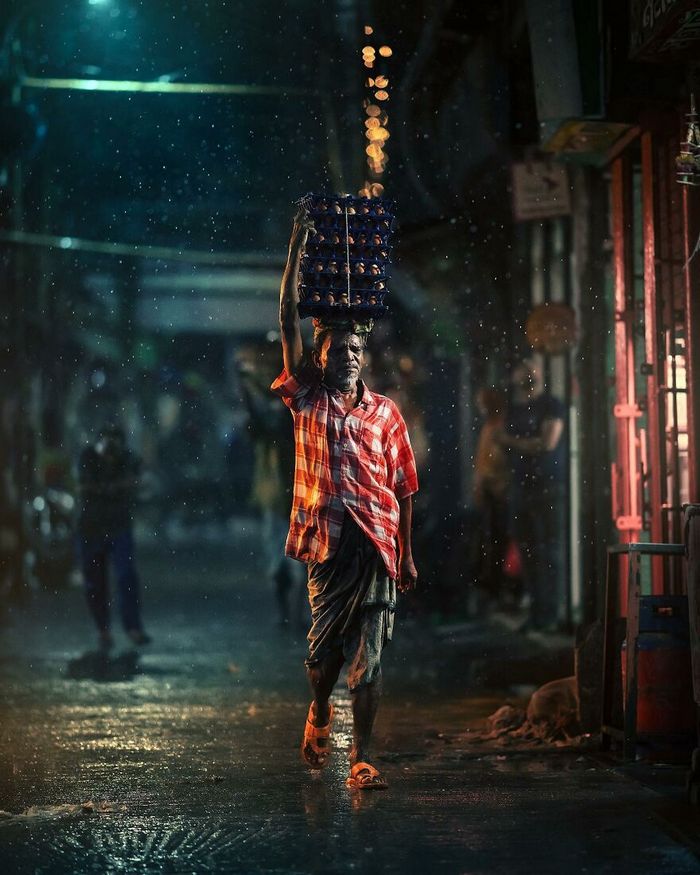 O lado tranquilo da vida urbana nas ruas estreitas do sul da Ásia (36 fotos) 3