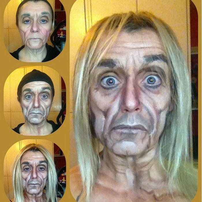 Artista italiana surpreende a internet com suas transformações usando apenas maquiagem (42 fotos) 14