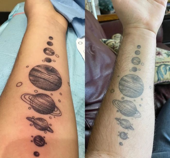 20 provas de que a passagem do tempo também envelhece a tatuagem 16