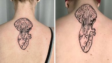 40 tatuagens geniais que revelam toda a sua glória somente depois que suas telas se movem 36