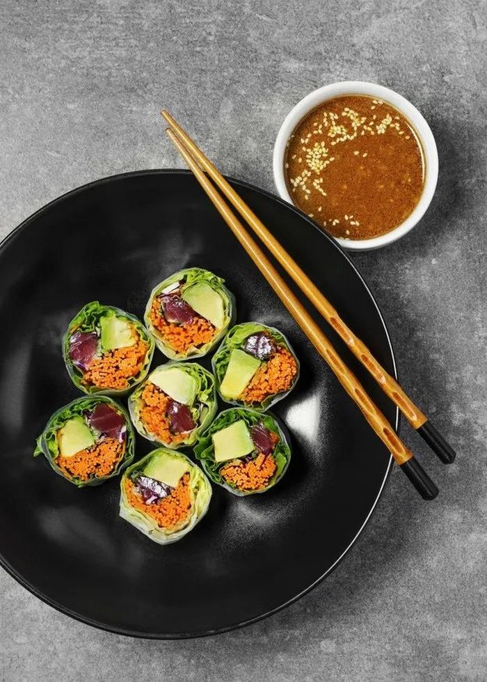 Você comeria E por último, sushi de vegetais