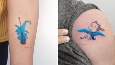 Este artista cria tatuagens que são uma combinação de “onde eu quero estar e onde realmente estou” (20 fotos) 51