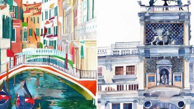 Eu sou um artista da Polônia e criei essas pinturas em aquarela de Veneza para mostrar sua beleza (21 fotos) 9