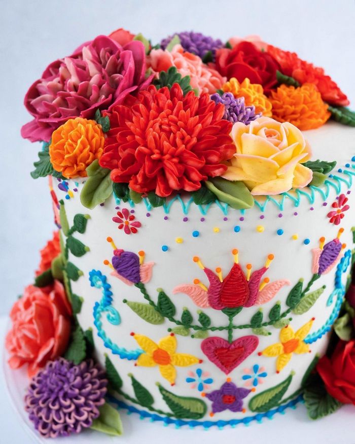Artista cria bolos bordados comestíveis e eles são bonitos demais para comer (15 fotos) 15