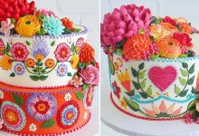 Artista cria bolos bordados comestíveis e eles são bonitos demais para comer (15 fotos) 45